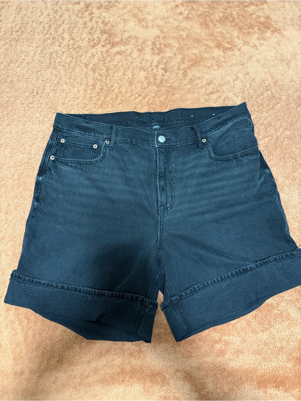 AE 6” Strigid Super High-Waisted Relaxed Denim Short